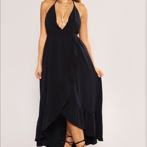Plus Size Sexy High-low Maxi Dress